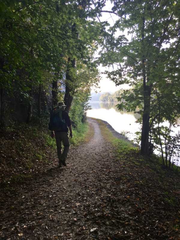 Approching the Section on the River